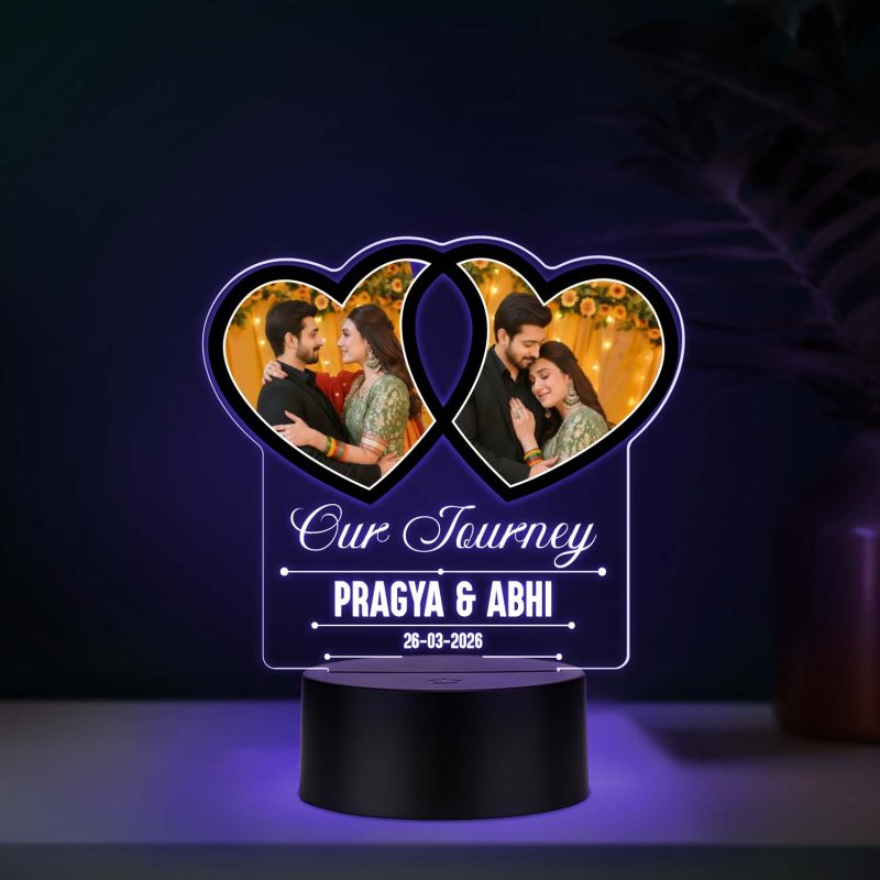 Princess Theme UV Print 3D Illusion LED Night Lamp Girls Room Decor Light